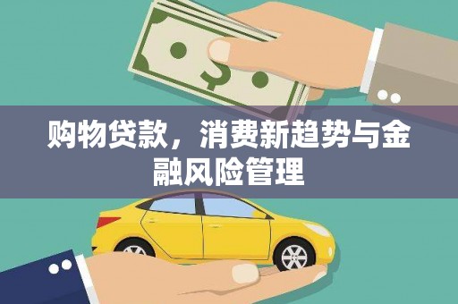 代县购物贷款，消费新趋势与金融风险管理