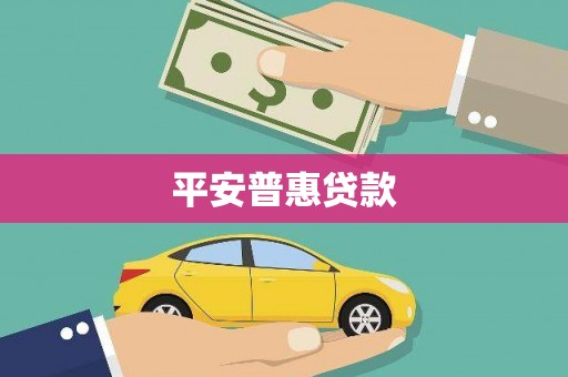 代县平安普惠贷款