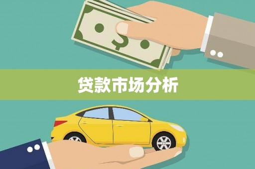 代县贷款市场分析