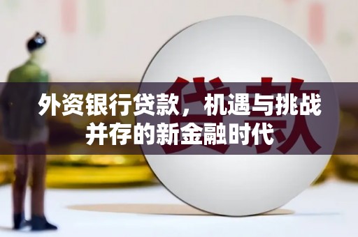 代县外资银行贷款，机遇与挑战并存的新金融时代