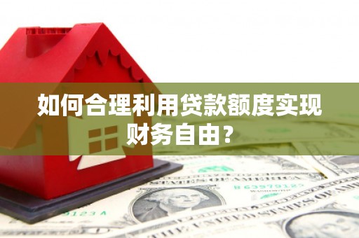 代县如何合理利用贷款额度实现财务自由？