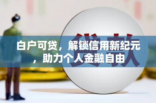 代县白户可贷，解锁信用新纪元，助力个人金融自由