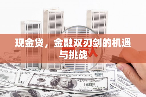代县现金贷，金融双刃剑的机遇与挑战