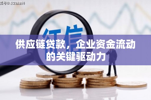 代县供应链贷款，企业资金流动的关键驱动力