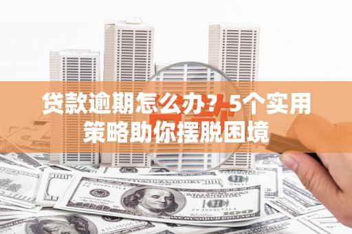代县贷款逾期怎么办？5个实用策略助你摆脱困境