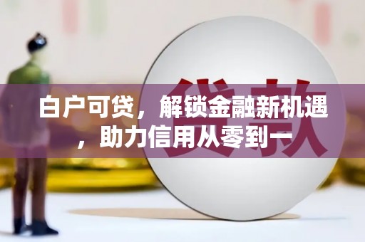 代县白户可贷，解锁金融新机遇，助力信用从零到一