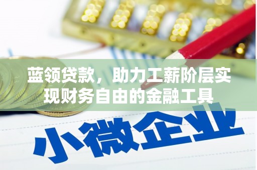 代县蓝领贷款，助力工薪阶层实现财务自由的金融工具
