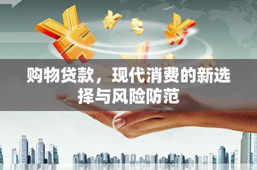 代县购物贷款，现代消费的新选择与风险防范