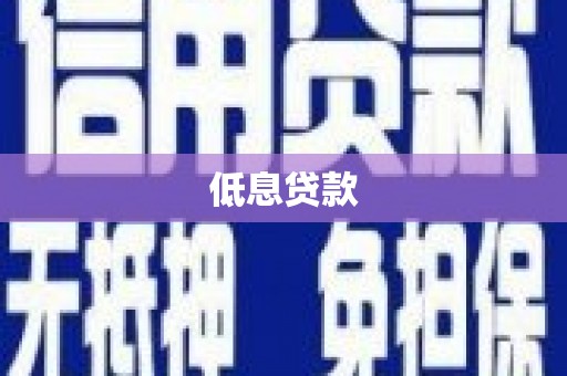 代县低息贷款