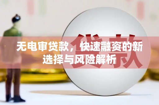 代县无电审贷款，快速融资的新选择与风险解析