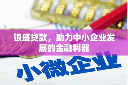 代县银盛贷款，助力中小企业发展的金融利器