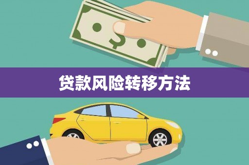 代县贷款风险转移方法