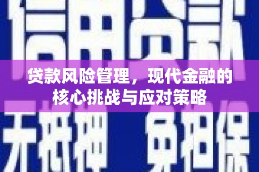 代县贷款风险管理，现代金融的核心挑战与应对策略