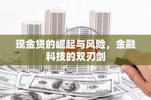代县现金贷的崛起与风险，金融科技的双刃剑