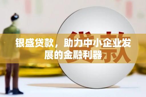 代县银盛贷款，助力中小企业发展的金融利器