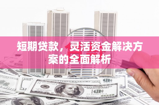 代县短期贷款，灵活资金解决方案的全面解析