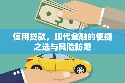 代县信用贷款，现代金融的便捷之选与风险防范