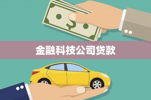代县金融科技公司贷款