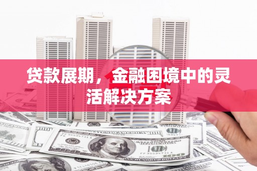 代县贷款展期，金融困境中的灵活解决方案
