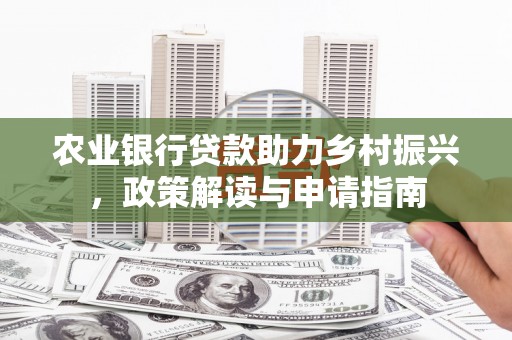 代县农业银行贷款助力乡村振兴，政策解读与申请指南