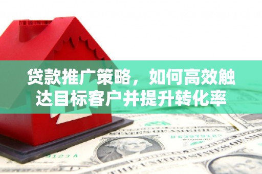 代县贷款推广策略，如何高效触达目标客户并提升转化率