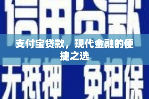 代县支付宝贷款，现代金融的便捷之选
