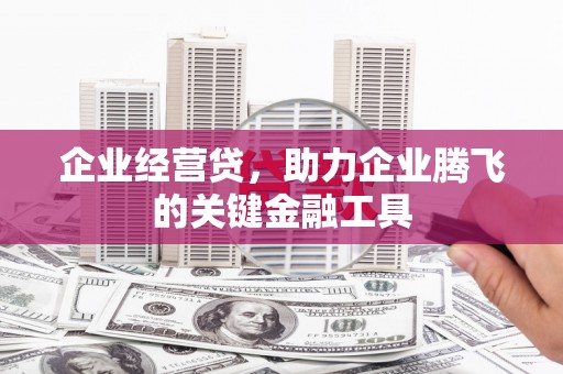 代县企业经营贷，助力企业腾飞的关键金融工具