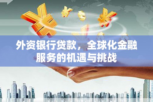 代县外资银行贷款，全球化金融服务的机遇与挑战