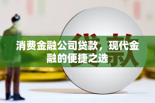 代县消费金融公司贷款，现代金融的便捷之选