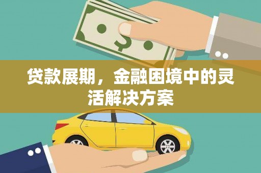 代县贷款展期，金融困境中的灵活解决方案