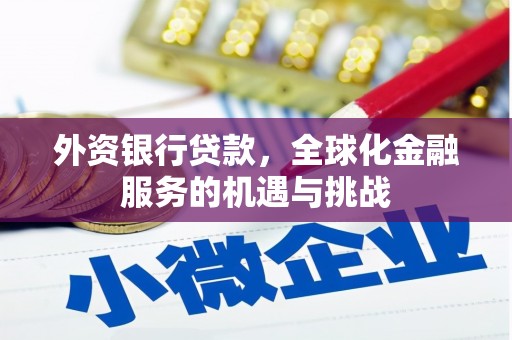 代县外资银行贷款，全球化金融服务的机遇与挑战