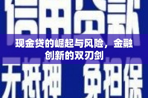 代县现金贷的崛起与风险，金融创新的双刃剑