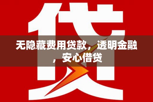 代县无隐藏费用贷款，透明金融，安心借贷