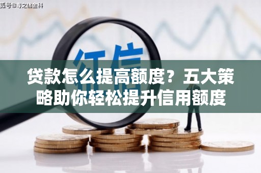代县贷款怎么提高额度？五大策略助你轻松提升信用额度