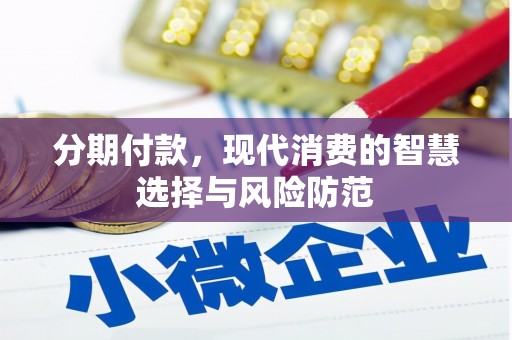 代县分期付款，现代消费的智慧选择与风险防范