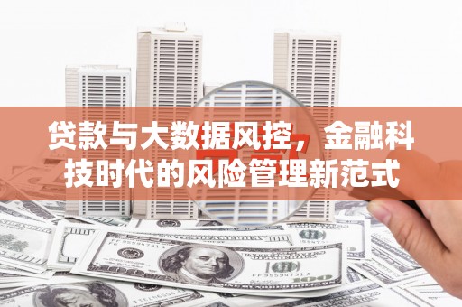 代县贷款与大数据风控，金融科技时代的风险管理新范式