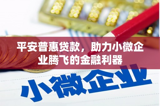 代县平安普惠贷款，助力小微企业腾飞的金融利器