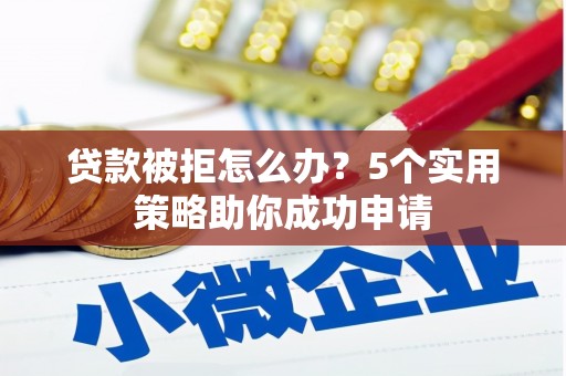代县贷款被拒怎么办？5个实用策略助你成功申请