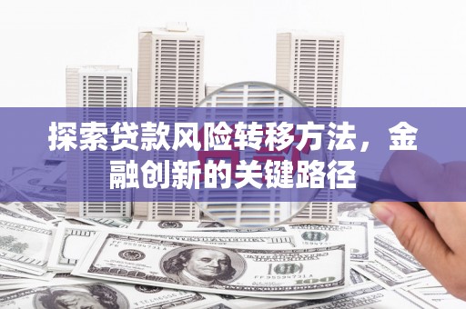 代县探索贷款风险转移方法，金融创新的关键路径