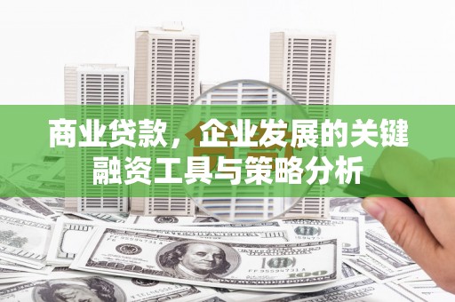 代县商业贷款，企业发展的关键融资工具与策略分析