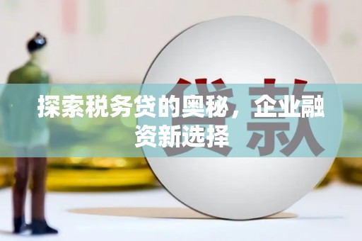 代县探索税务贷的奥秘，企业融资新选择