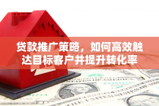 代县贷款推广策略，如何高效触达目标客户并提升转化率