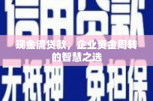 代县现金流贷款，企业资金周转的智慧之选