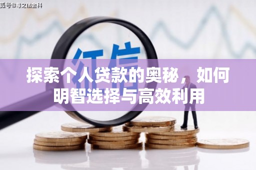 代县探索个人贷款的奥秘，如何明智选择与高效利用