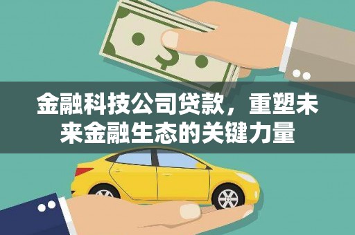 代县金融科技公司贷款，重塑未来金融生态的关键力量