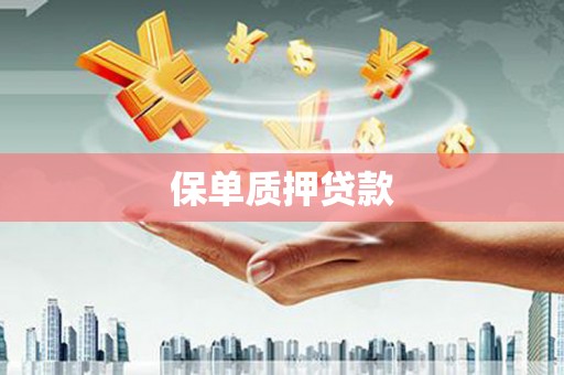 代县保单质押贷款