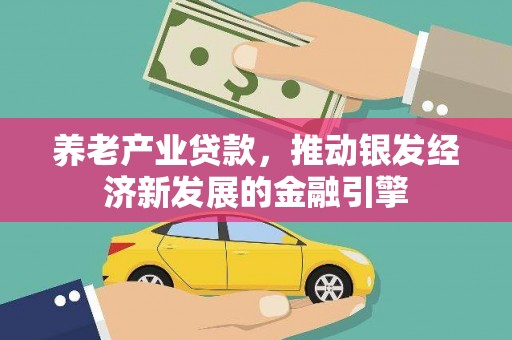 代县养老产业贷款，推动银发经济新发展的金融引擎