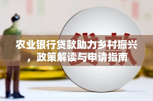 代县农业银行贷款助力乡村振兴，政策解读与申请指南