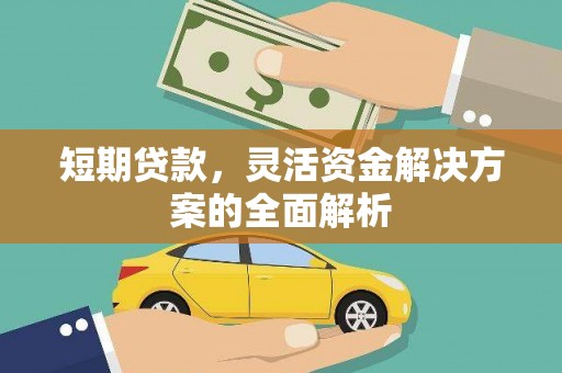 代县短期贷款，灵活资金解决方案的全面解析