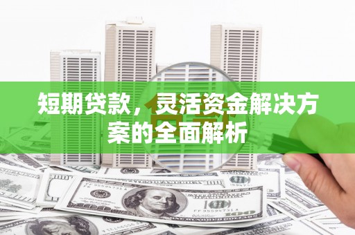 代县短期贷款，灵活资金解决方案的全面解析